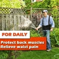 thumbnail image 4 of iMucci Industrial Back Support for Men and Women, Lower Back Brace with Attached Suspenders for Work, Lifting, Stabilizing Lumbar Support Belt, 4 of 6