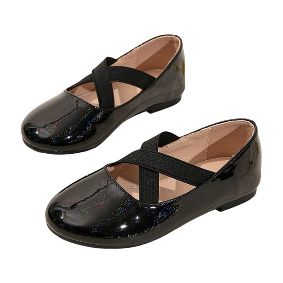 VUHXZWAF Girls Dress Shoes Toddler Flower Kids Ballet Flat Footwear School Wedding Party Shoes Size 1.5