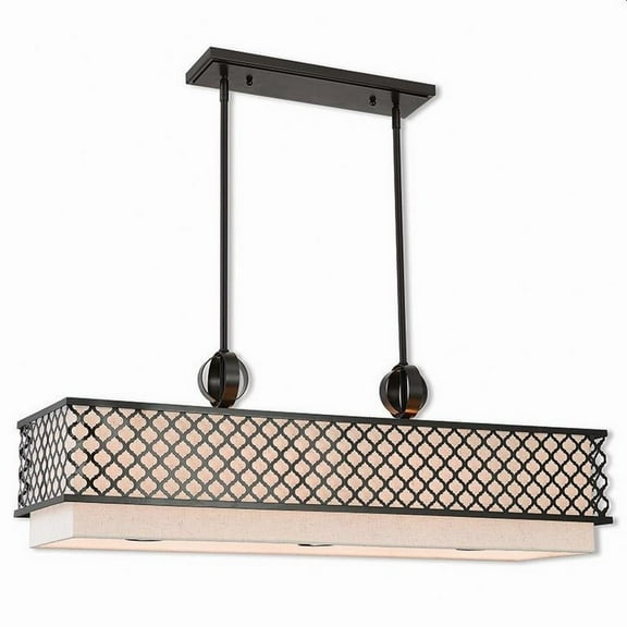 Traditional Glam Six Light Chandelier-English Bronze Finish Bailey Street Home 218-Bel-2513106