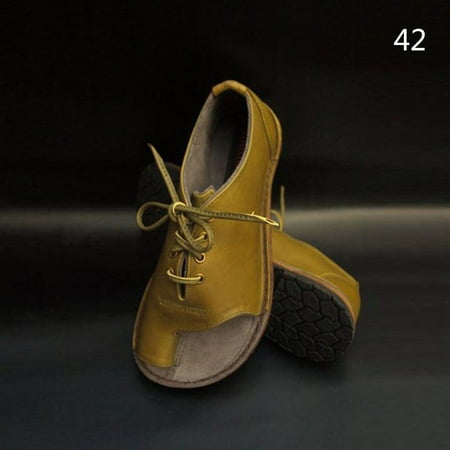 

Women Flat Sandals Open Toe Simple Breathable Female Casual Shoes for Summer 42