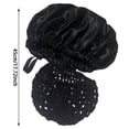 thumbnail image 3 of REK Bonnet 2 en 1 Réversible Ajustable Bandeau Filet Extra Long en Soie pour Cheveux Bouclés, 3 of 5