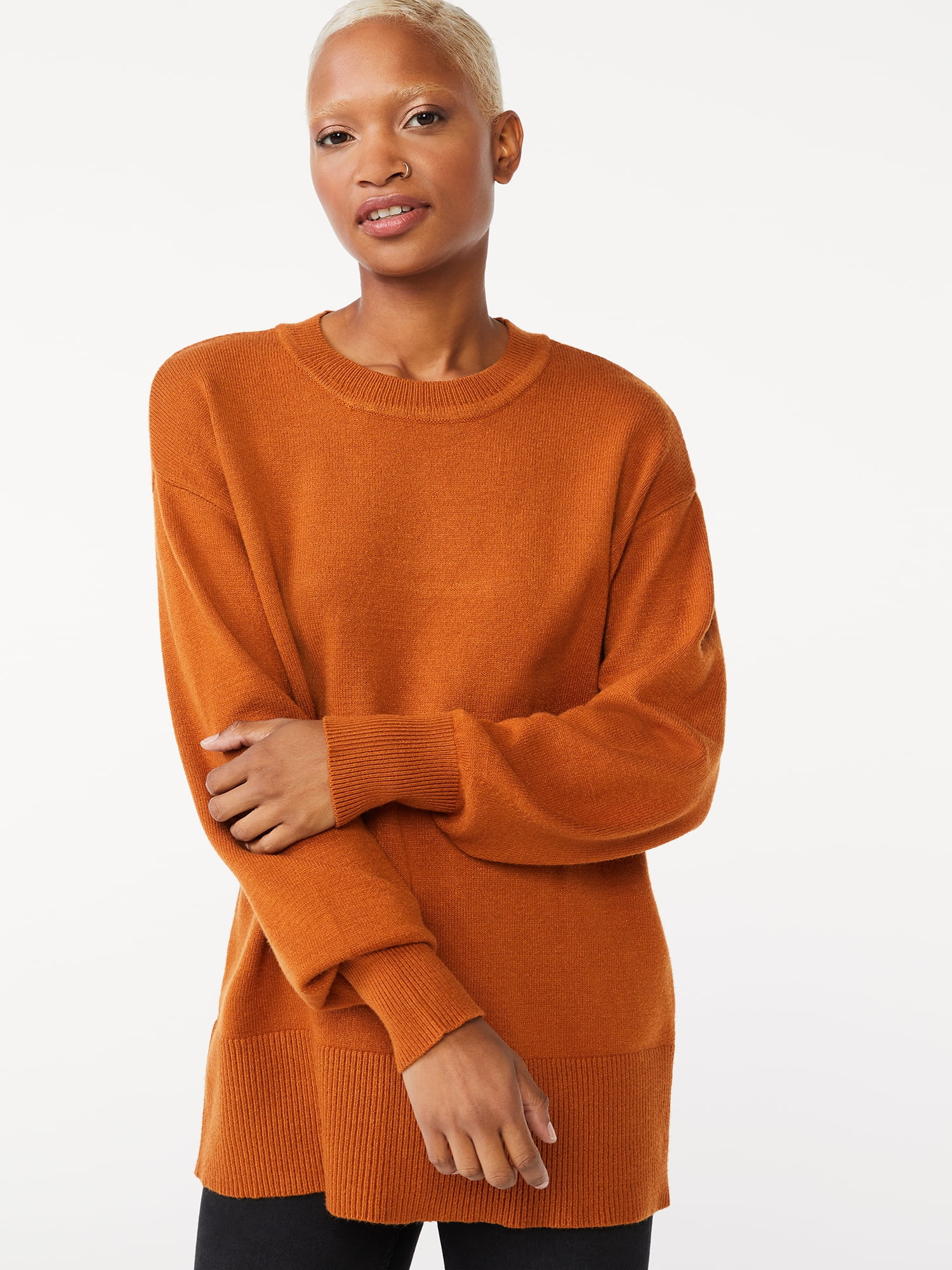 Assembly Women's Crewneck Tunic Sweater 