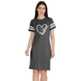 thumbnail image 1 of Inkmeso Besties Tunique Graphique T-Shirts Col Rond Robe Été Manches Courtes Hauts, 1 of 7