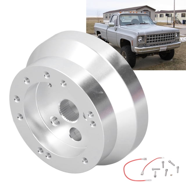 Connector Base, Steering Wheel Adapter Wear Resistant A01-56F-P Metal Silver Sturdy for Car Accessories