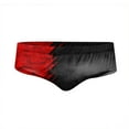 thumbnail image 5 of kamemir Speedos for Men Mens Summer Stretch Swimming Briefs 3D Printed Elastic Band(Red,L), 5 of 5