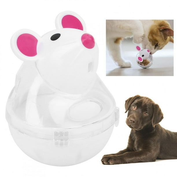 Comedero lento para mascotas, comedero para gatos con fugas para perros y gatos, comedero para gatos con funcionamiento suave