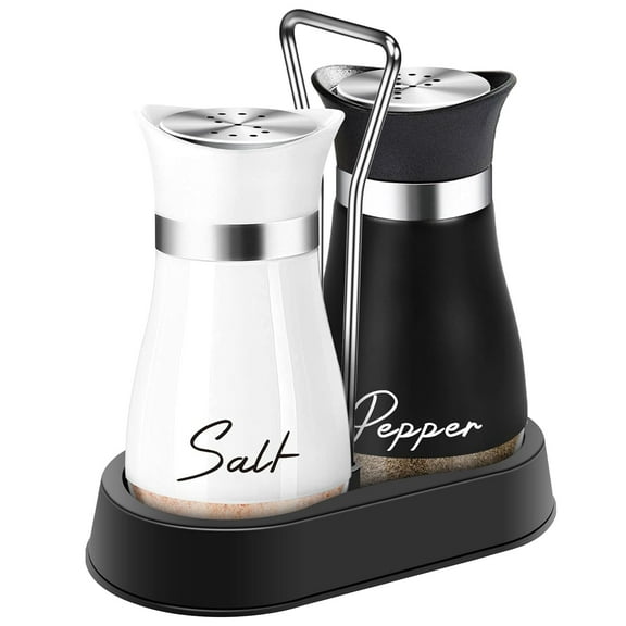 Salt and Pepper Shakers Black and White Salt and Pepper Shakers Salt and Pepper Shakers set Salt and Pepper Shakers Cute, Salt Shakers for Kitchen