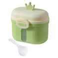 thumbnail image 2 of Caja sellada refrigerios Hugo dispensador de fórmulas Compartimento doble verde, 2 of 9