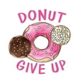 thumbnail image 3 of Kimberly, Allen 15x15 Black Modern Framed Museum Art Print Titled - Donut Give Up, 3 of 5