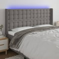 thumbnail image 6 of vidaXL LED Headboard Bed Headboard Home Bedroom Upholstered Headboard Fabric, 6 of 77
