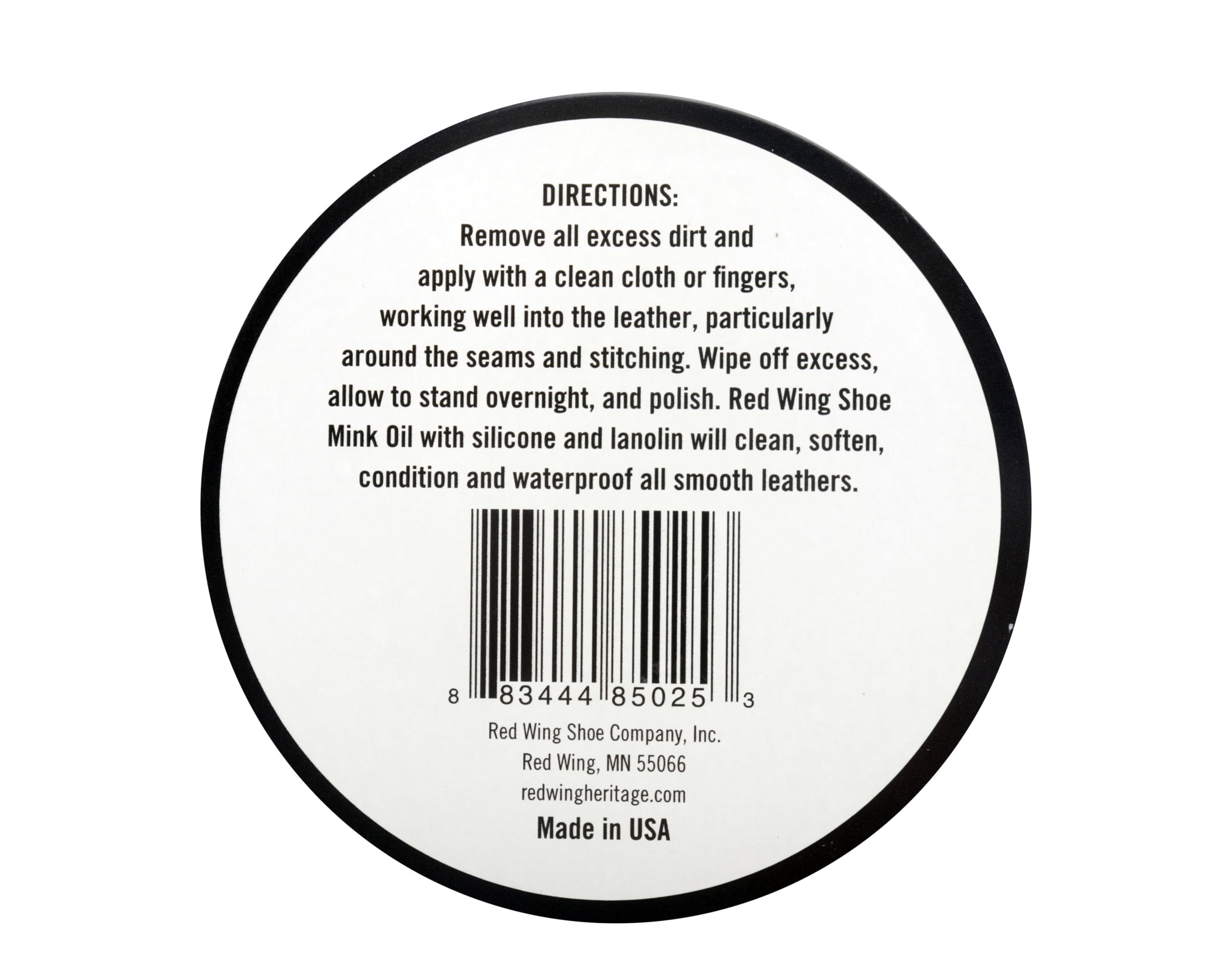 Red Wing Heritage 3oz Mink Oil Shoe Cleaner
