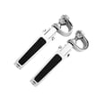 thumbnail image 2 of maskred 2piece Comfortable Foot Rest Easy To Install Motorcycle Accessories For Crash Bar Durable Stylish Electroplated color, 2 of 6