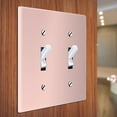 thumbnail image 3 of WIRESTER 2-Gang Toggle Wall Plate/Switch Plate Cover, Solid Pink, 3 of 6