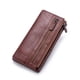 thumbnail image 1 of Monedero multifuncional para hombre, billetera larga para hombre, billetera retro con cremallera, 1 of 3