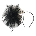 thumbnail image 2 of Sombrero Malla Formal para Mujeres Negro Jinwen Fascinator Velo Diadema, 2 of 8