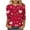 NQR1-Valentine's Day-Red, variant on VKOYWKM Love Hear Shirts for Women Valentine T-Shirts 3/4 Sleeve Cute Love Heart Print Womens Tops Holiday Crew Neck Spring T Shirts Romantic Heart Top