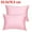 Pink, variant on Unique Bargains King Size Silky Satin Zipper Pillowcases Set of 2, 21" x 37"