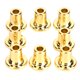 thumbnail image 2 of 8 Uds cubierta protectora de tacón alto tapón de Metal de 15mm accesorios para zapatos DIY redondo dorado, 2 of 8