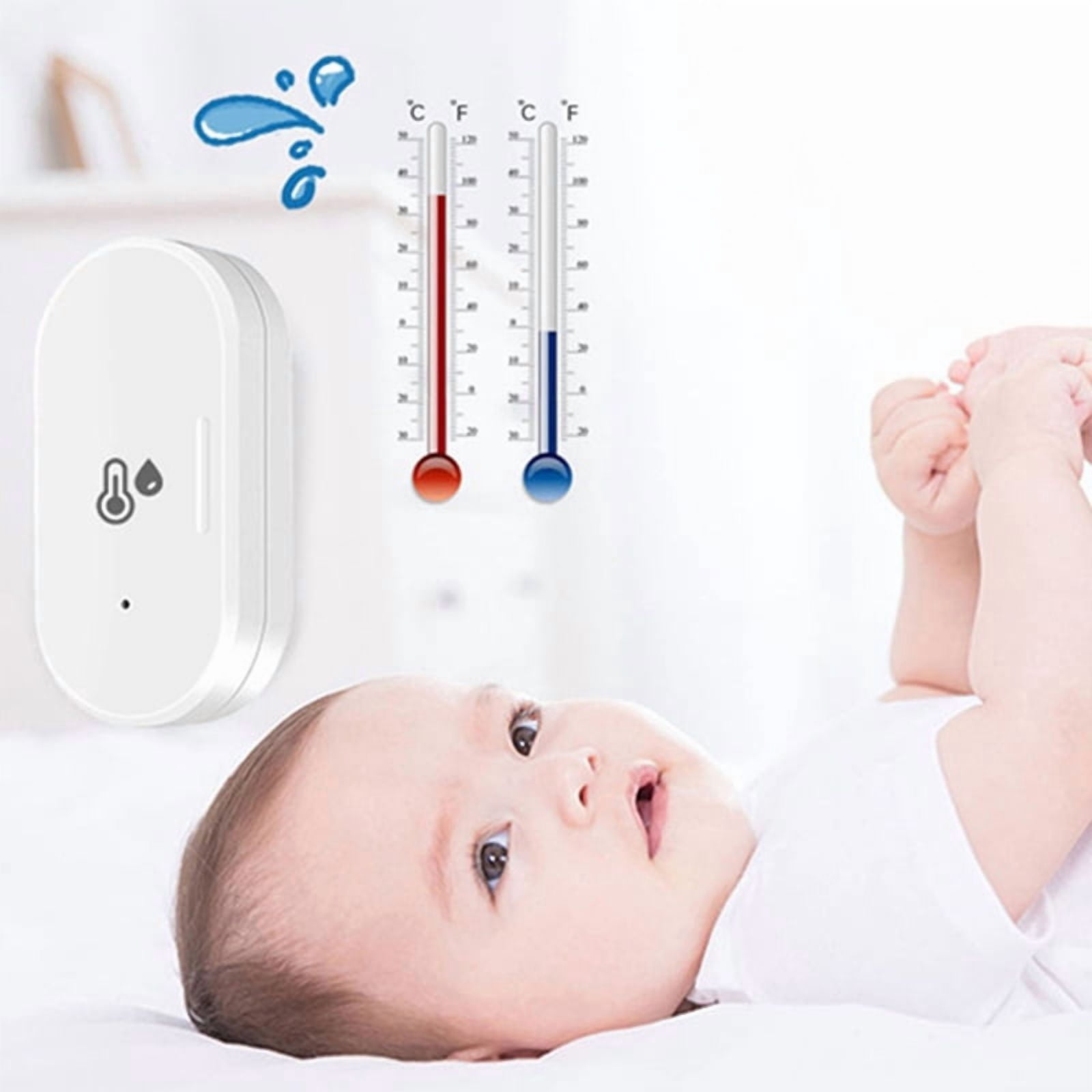 4X Tuya ZigBee Smart Temperature & Humidity Sensor, Mini Temperature Humi