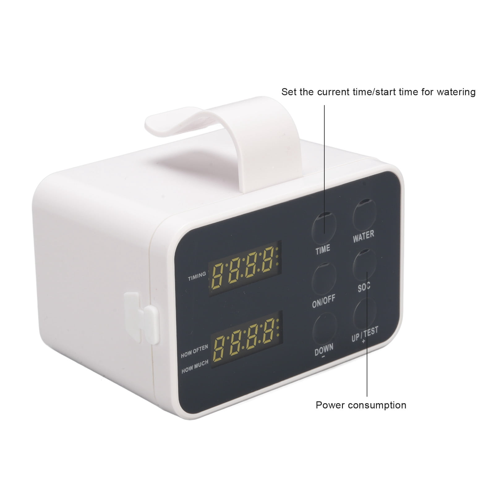 Riousery Automatic Plant Waterer IP65 Waterproof Indoor Self Watering System Auto Drip Irrigation Kit for Potted Plants with 2000mAh Battery, 35 Pieces Accessories Included, 7.87 inches / 20 cm