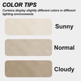 thumbnail image 5 of Jainmy Beige Velvet Curtains 96 Inches for Living Room Bedroom Soft Room Darkening Thermal Insulated Back Tab Curtains Drapes,52"x96", 2 Panels, 5 of 9