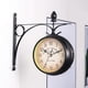 thumbnail image 3 of Retro Wall Clock Double-Sided European Antique Style Creative Classic Wall Hanging Clocks Wrought Ir, 3 of 5