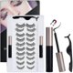 thumbnail image 1 of 10pairs Magnetic Eyelashes Magnetic Eyelashes Magnetic False Eyelashes, 1 of 4