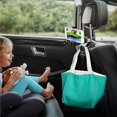 thumbnail image 4 of Paquete de 2 ganchos ocultos para reposacabezas de coche, 2 en 1, ganchos para asiento de coche con soporte para teléfono para bolso, mochilas, juguetes e incluso organizador de almacenamiento de bot, 4 of 5