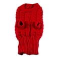 thumbnail image 3 of Petcessory DS1422BL Red Woolen Turtleneck Dog Sweater - Large, 3 of 4