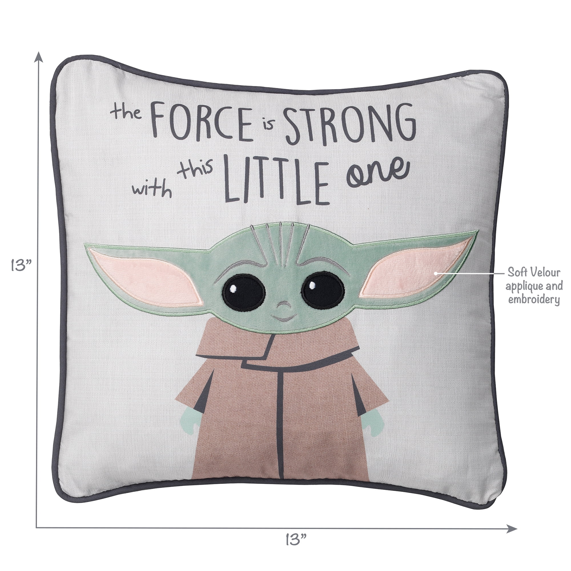 Star Wars White Throw Pillow (15x15)