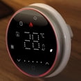 thumbnail image 6 of Suodoka Smart Thermostat Programmable LED Display Recessed Round Digital Thermostat AC95-240V Water Heating System Black 3.9 inches / 10 cm, 6 of 9