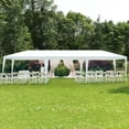 thumbnail image 4 of 10 x 30 Feet Gazebo Canopy Tent with Connection Stakes and Wind Ropes - Color: White, 4 of 8