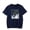 Navy, variant on The Kid LAROI BIF Face Tee Unisex Crewneck Short Sleeve Casual Streetwear T-shirt