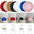 thumbnail image 2 of Spandex Chair Hood Removable Stretch Dining Room Wedding Banquet Chair Covers, 2 of 5