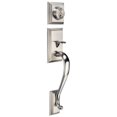 thumbnail image 1 of Yale Réel Vivant YR929JCSXN619 Active Monocylindre Johns Ruisseau Extérieur Poignée avec Keyway Kwikset&44; Nickel Satiné, 1 of 1