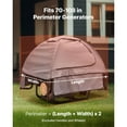 thumbnail image 2 of KFFKFF Generator Cover, 36 x 26 x 26 Inch Waterproof Generator Cover for Most Generators 70-108 Inches Perimeter, Portable Generator Running Cover, Grey, 2 of 9