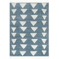 thumbnail image 5 of Well Woven Tango Blue Geometric Triangle Pattern Stain-resistant Runner Rug (2'7" x 9'10"), 5 of 8