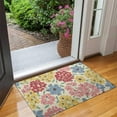 thumbnail image 2 of Pioneer Flower Floral Print Pattern Door Rugs,Washable Non Slip Door Mats Indoor,Decorative Door Mats,Entry Mat Indoor for Entrance,Bedroom,Kitchen,Bathroom,17"x30", 2 of 6
