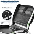 thumbnail image 4 of FORMRS Zipper Binder with Shoulder Strap 2-inch Ring 500 Sheet Capacity File Bag, Purple Birds, 4 of 5
