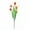 B, variant on 1 Pcs Tulips Artificial Flowers, Outdoor Artificial Tulip Faux Plastic Greenery Shrubs Plants UV Resistant for Easter Home Outside Garden Porch Window Decor 16.5"