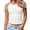 Beige, variant on Color Block Summer Short Sleeve Women Slim Fit Raglan Crop Tops