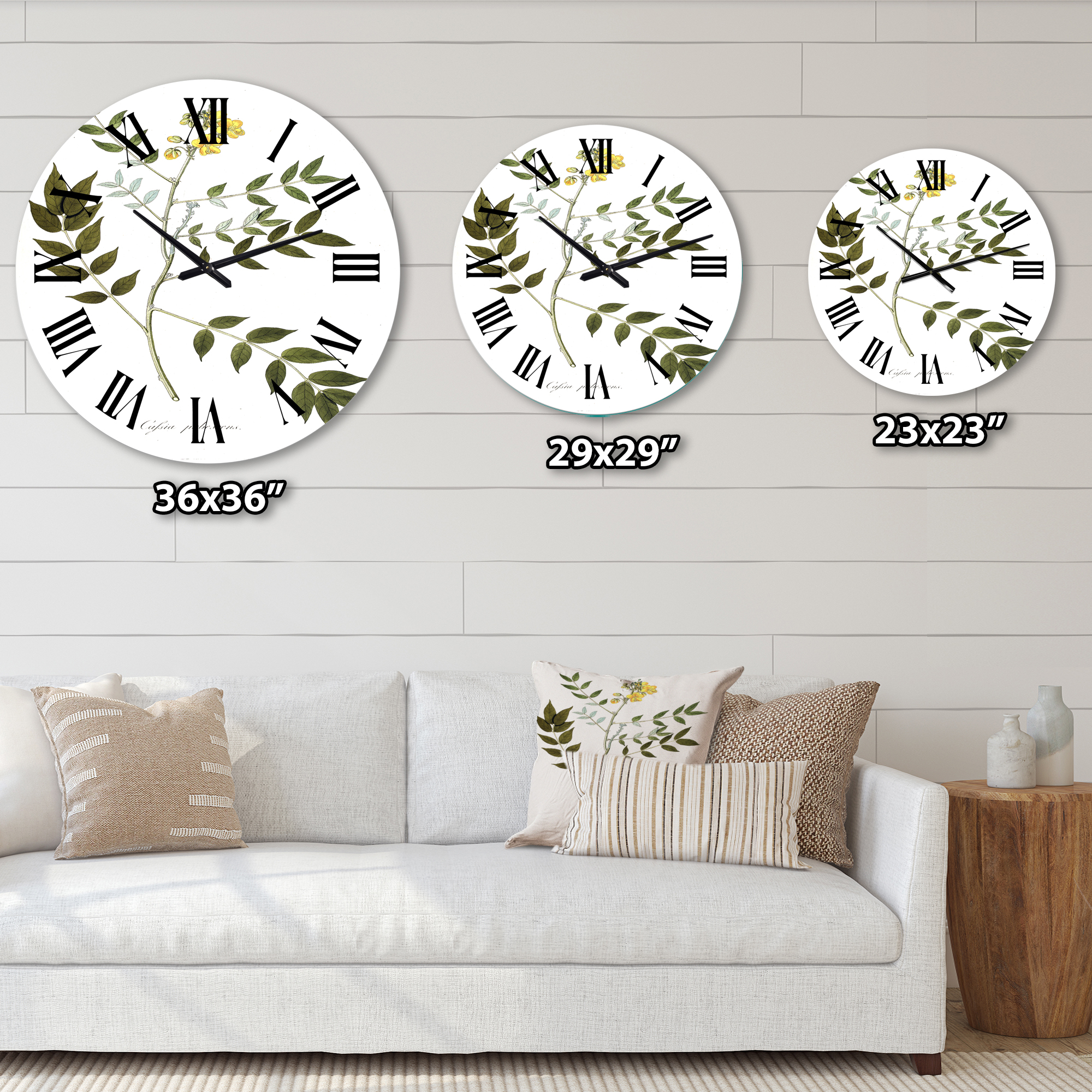 Designart 1 in Quartz Traditional Wall Clock