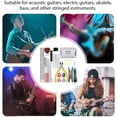 thumbnail image 2 of Kit de reparación de guitarra profesional, incluye organizador de cuerdas, lima de diamante y uso multifuncional para guitarra eléctrica, bajo, ukelele y más (26 piezas), 2 of 5
