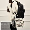thumbnail image 6 of Insulated Lunch Bag 6L Leak-Proof Lunch Box with Shoulder Strap Multiple Pockets Lunch Tote Bow and Chickens, 6 of 9