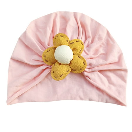 

Baby Hat Toddler Baby Boys Girls Cap Flower Elastics Turban Hat