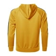thumbnail image 2 of FashionOutfit Men's Shoulder Panel Track Pull-Over Hoodie Top, 2 of 4