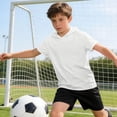 thumbnail image 6 of FSYBOA Boys T Shirts, Sports Running Short Sleeve Casual Summer Tops White Size 13-14 T, 6 of 7