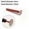 thumbnail image 1 of Grinding Head Mounted Points 8-30mm Cutter Head Stone Jade Carving Tools 6x12, 1 of 6