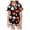 Black, variant on Halloween Pajamas Kids Size 5-6 Years Nightwear Full Print Short Sleeve Top with Elastic Shorts Soft Pjs for Girls Black