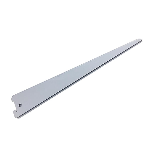 Soportes de pared de acero Soporte De Montaje De Estante / Estante / Soporte De Metal Con Doble Ranura En Forma De U Silver_37cm Plata_37cm Magideal Soportes de pared de acero